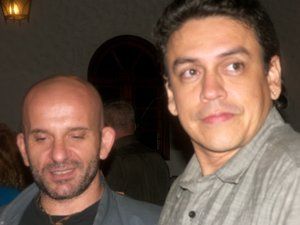 Winston Morales Chavarro y el poeta argentino Juan Pomponio