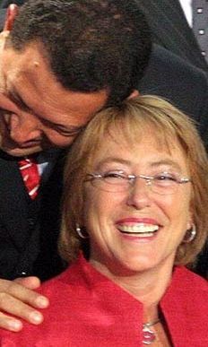 Ch&aacute;vez y Bachelet