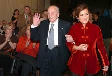 Francisco Ayala y Carmen Calvo