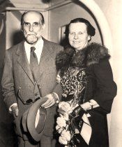 Juan Ram�n Jim�nez y su esposa, Zenobia Camprubi de Jim�nez