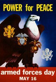 �Power for peace�, afiche de P. Wollman (1953)