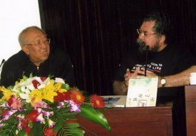 Zhao Deming y Wilfredo Carrizales