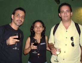 H&eacute;ctor Torres, Lennis Rojas y Jorge G&oacute;mez Jim&eacute;nez