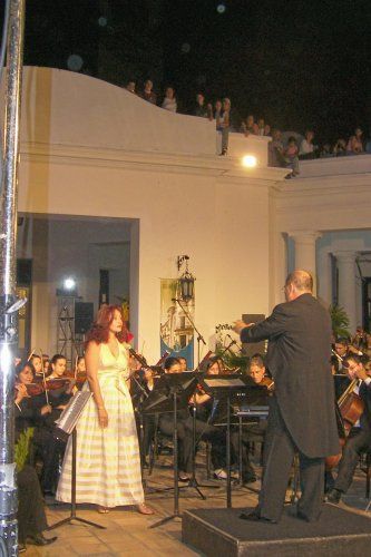 Desire� Gonz�lez Zerpa durante la lectura de El aprendiz de brujo