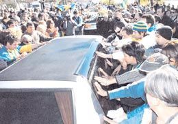 Sepelio de Roberto Fontanarrosa