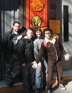 Alberto Recanatini, Mauro Saraniti, Paula Capristo y Fernando Cacurri