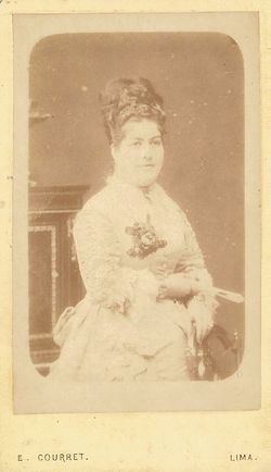 Mercedes Cabello de Carbonera (circa 1875)