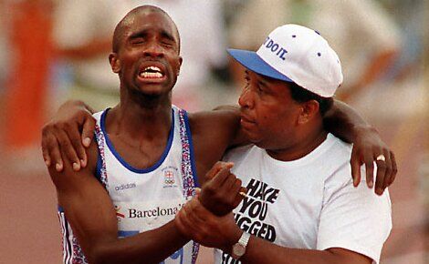 Derek Redmond. Foto: Jerry Lodriguss