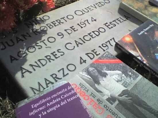 Tumba de Andr&eacute;s Caicedo