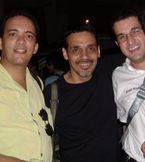 Jorge G&oacute;mez Jim&eacute;nez (Letralia.com), H&eacute;ctor Torres (Ficcionbreve.org) y Daniel Pradilla (Panfletonegro.com)