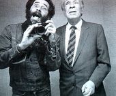 Vasco Szinetar y Jorge Luis Borges