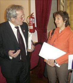 Alicia Salomone y Jes&uacute;s Barez