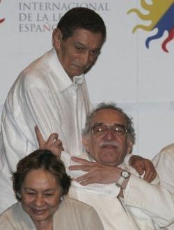 Rafael Escalona y Gabriel Garc&iacute;a M&aacute;rquez