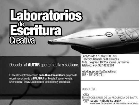 Laboratorios de escritura creativa
