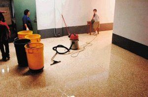 Inundaci&oacute;n en la Biblioteca Nacional de Costa Rica