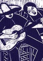 El corrido, xilograf�a de Isabel Villase�or (1930)