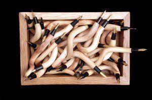 Obra de Antonio G&oacute;mez (2003) incluida en la muestra