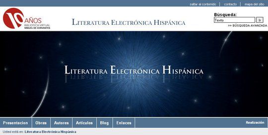 Literatura Electr&oacute;nica Hisp&aacute;nica