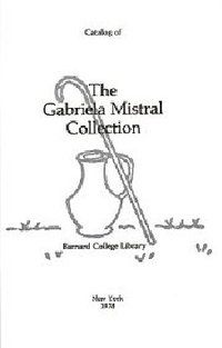 Portada del cat&aacute;logo de la biblioteca de Gabriela Mistral en Barnard College