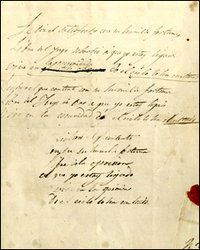 Poema de Sim&oacute;n Bol&iacute;var