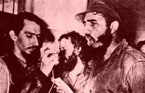 Carlos Franqui y Fidel Castro