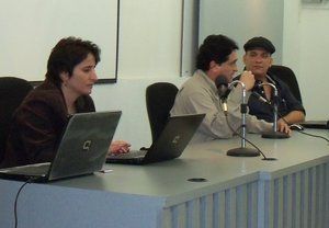 Eleonora Requena, Carlos Ildemar P&eacute;rez y Jorge G&oacute;mez Jim&eacute;nez