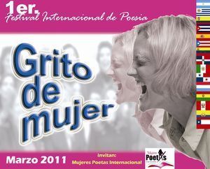 Festival de Poes&iacute;a &ldquo;Grito de Mujer&rdquo;