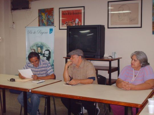 Alberto Hern�ndez, Jos� Pulido y Carmen Alida M�ndez