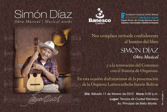Sim&oacute;n D&iacute;az. Obra musical