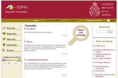 Esp&iacute;n, Espa&ntilde;ol Inmediato