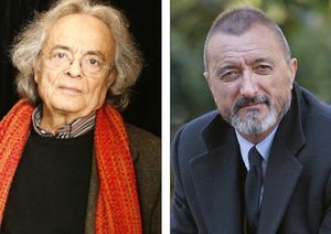 Adonis (izquierda) y Arturo P&eacute;rez Reverte