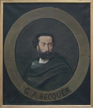 Gustavo Adolfo B&eacute;cquer. &Oacute;leo de Salvador S&aacute;nchez Barbudo