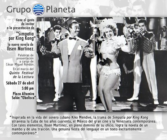 &ldquo;Simpat&iacute;a por King Kong&rdquo;, de Ibsen Mart&iacute;nez
