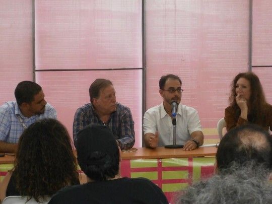 De izquierda a derecha: Rodnei Casares, Andr&eacute;s Boersner, Ricardo Ram&iacute;rez Requena y Katyna Henr&iacute;quez (fotograf&iacute;a: Carolina Marcano)
