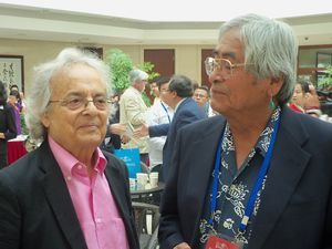 Adonis y Simon J. Ortiz