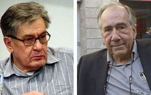 Jos&eacute; Emilio Pacheco y Joan Margarit