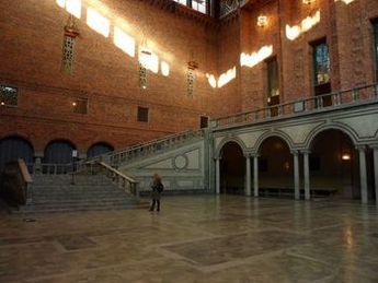 Sala Azul del Ayuntamiento de Estocolmo (Suecia)