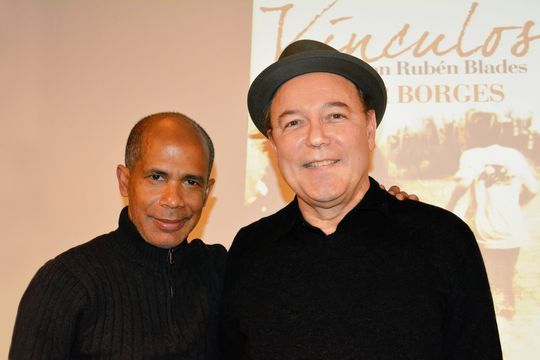 Edgar Borges y Rub&eacute;n Blades
