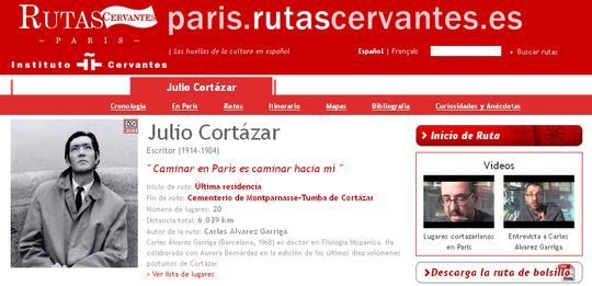 Ruta Cultural de Julio Cort&aacute;zar