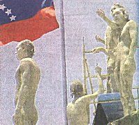 Protesta nudista en La Victoria, Venezuela