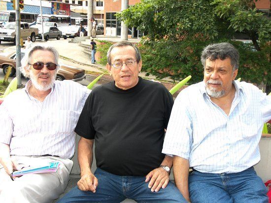 Jaime Echeverri, Ciro P&eacute;rez y &Aacute;lvaro Miranda (noviembre de 2007)