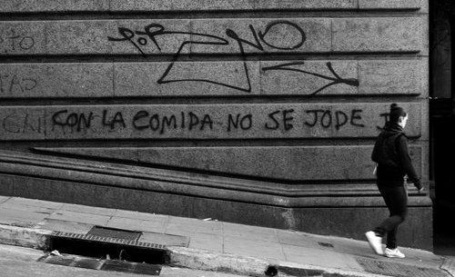 Con la comida no se jode