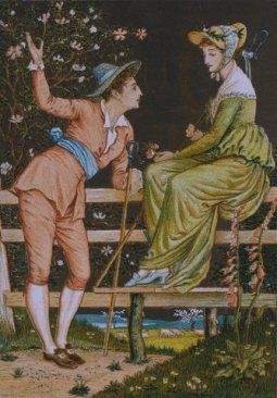 &ldquo;Come be my love&rdquo;, de Walter Crane (1876)