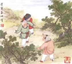 Ilustraci�n: Li Boshi (Peking, 1924)