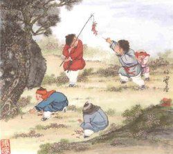 Ilustraci�n: Li Boshi (Peking, 1924)