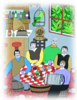 Pintura na&iuml;f de Paz Sarrat