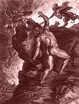 &ldquo;S&iacute;sifo en el Hades&rdquo;, de Bernard Picart (1731)