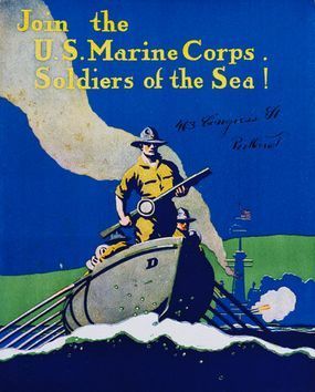 Afiche promocional de los U.S. Marines