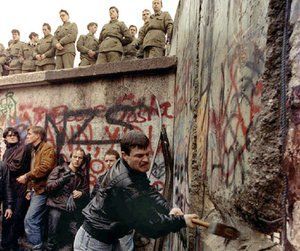 Ca&iacute;da del muro de Berl&iacute;n, en noviembre de 1989