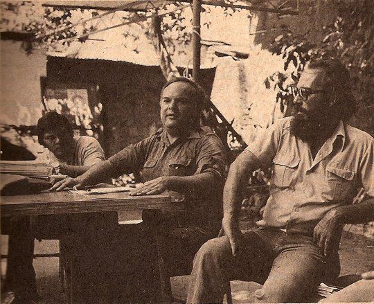 De izquierda a derecha: Andr&eacute;s Vel&aacute;squez, Clemente Scotto y Alfredo Maneiro